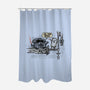 The Cell Father-none polyester shower curtain-kg07