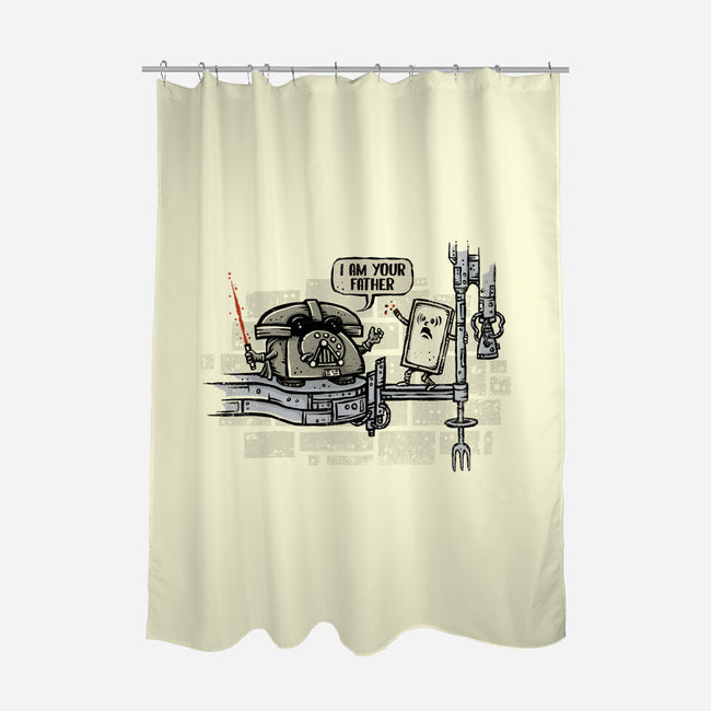 The Cell Father-none polyester shower curtain-kg07