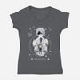 Yorha Unit 2b-womens v-neck tee-SwensonaDesigns