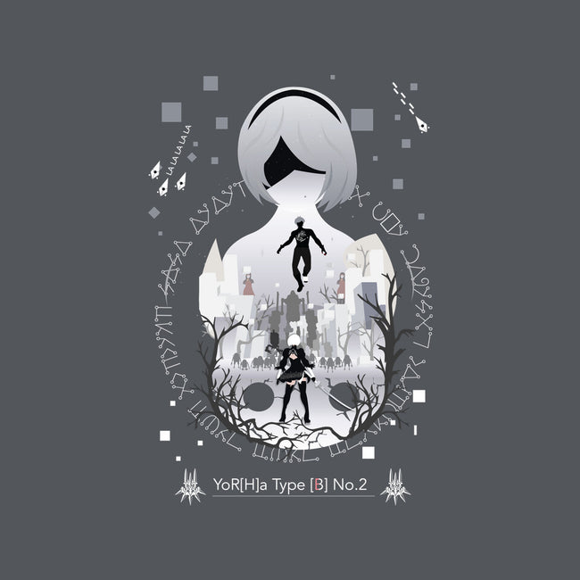 Yorha Unit 2b-womens fitted tee-SwensonaDesigns