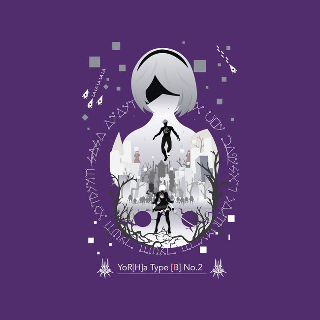 Yorha Unit 2b-none removable cover w insert throw pillow-SwensonaDesigns