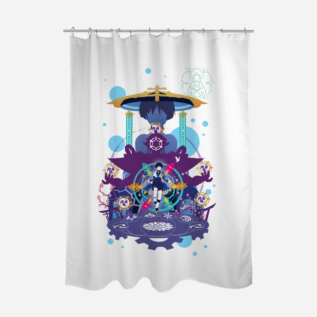 Wanderer-none polyester shower curtain-SwensonaDesigns