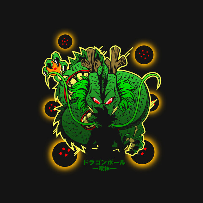 God Dragon-none removable cover w insert throw pillow-Diego Oliver