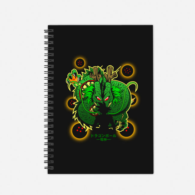 God Dragon-none dot grid notebook-Diego Oliver