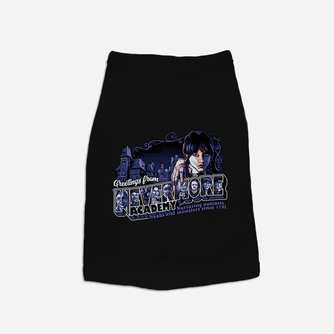 Greetings From Nevermore-dog basic pet tank-goodidearyan