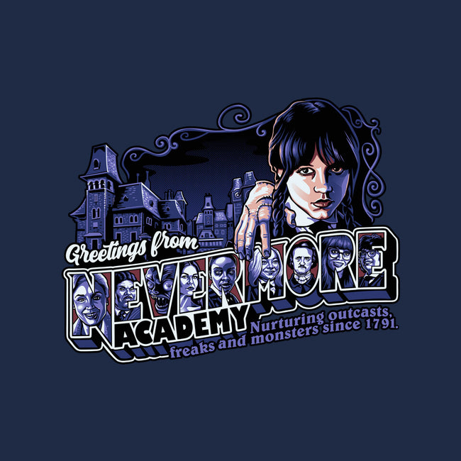 Greetings From Nevermore-none removable cover w insert throw pillow-goodidearyan