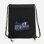 Greetings From Nevermore-none drawstring bag-goodidearyan