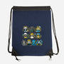 Pirate Kittens-none drawstring bag-Vallina84