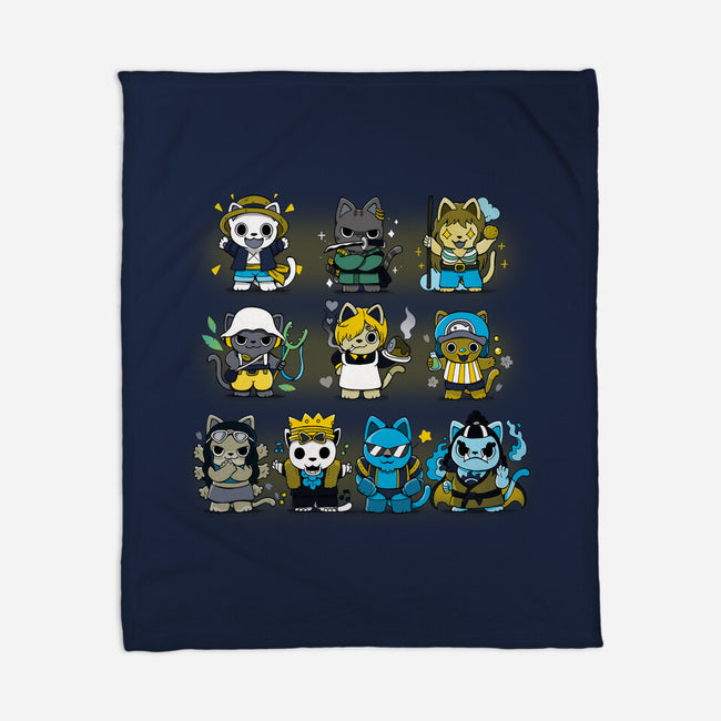 Pirate Kittens-none fleece blanket-Vallina84