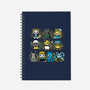 Pirate Kittens-none dot grid notebook-Vallina84