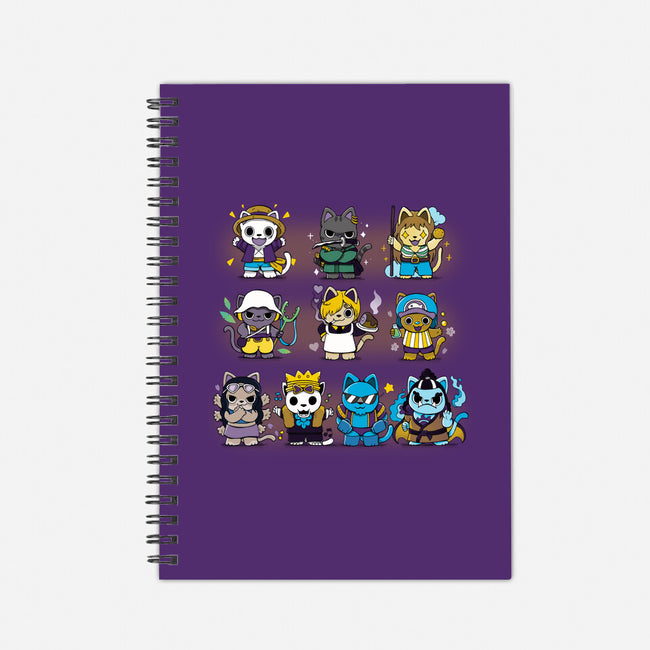 Pirate Kittens-none dot grid notebook-Vallina84