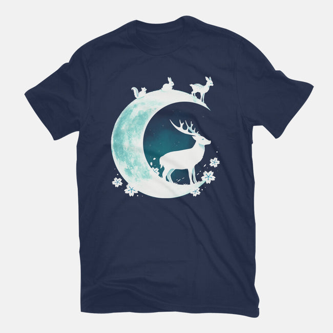 Deer Moon-mens premium tee-Vallina84