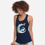 Deer Moon-womens racerback tank-Vallina84