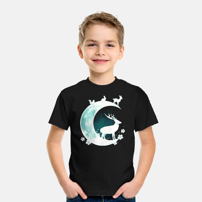 Deer Moon-youth basic tee-Vallina84