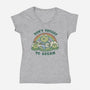 Don't Froget To Dream-womens v-neck tee-kg07