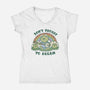 Don't Froget To Dream-womens v-neck tee-kg07