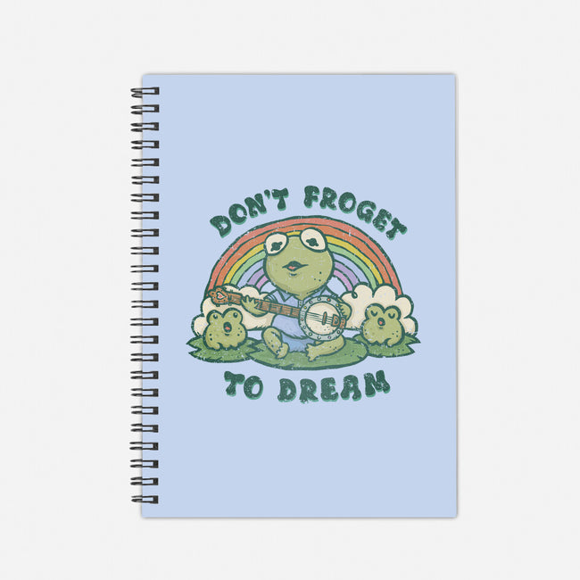 Don't Froget To Dream-none dot grid notebook-kg07