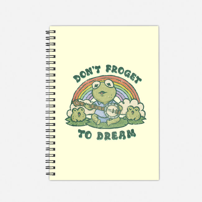 Don't Froget To Dream-none dot grid notebook-kg07