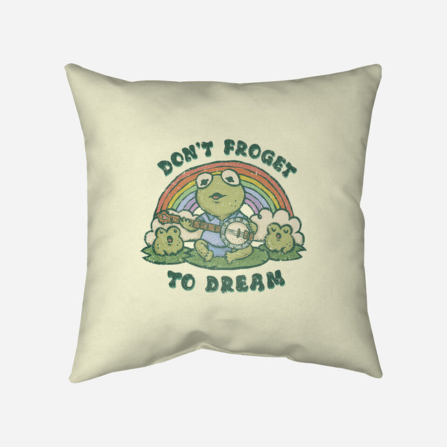 Don't Froget To Dream-none removable cover w insert throw pillow-kg07
