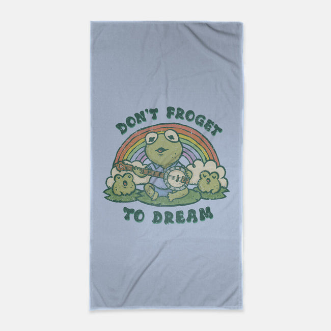 Don't Froget To Dream-none beach towel-kg07