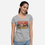 You Are My Only Hope-womens v-neck tee-kg07