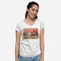 You Are My Only Hope-womens v-neck tee-kg07