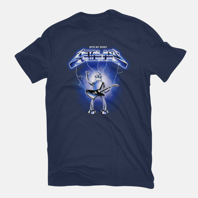 Shiny Metal-womens basic tee-retrodivision
