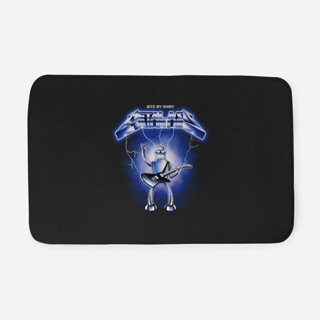 Shiny Metal-none memory foam bath mat-retrodivision