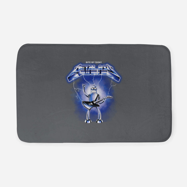 Shiny Metal-none memory foam bath mat-retrodivision