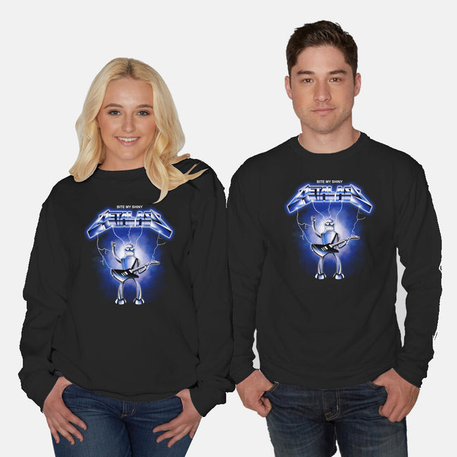 Shiny Metal-unisex crew neck sweatshirt-retrodivision