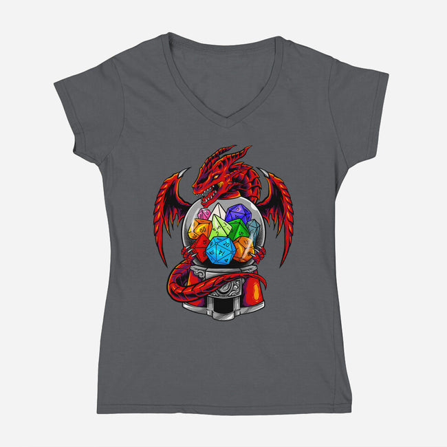 Dungeon Keeper-womens v-neck tee-spoilerinc