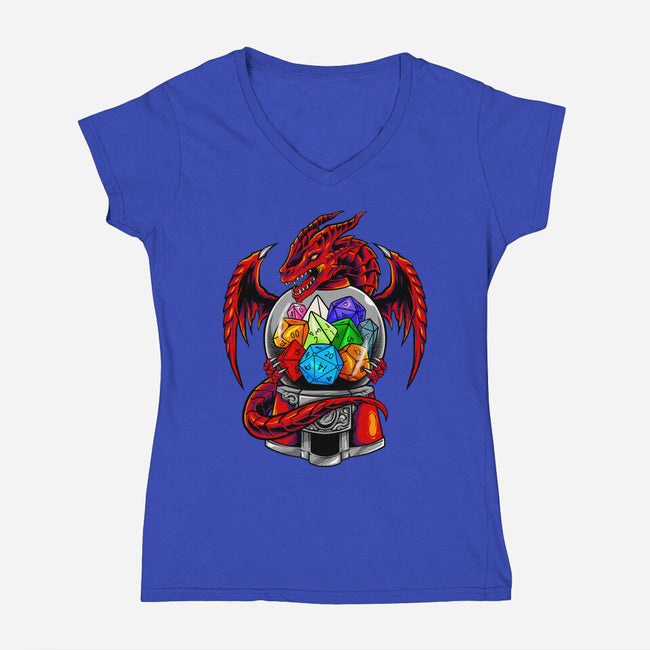 Dungeon Keeper-womens v-neck tee-spoilerinc