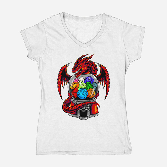 Dungeon Keeper-womens v-neck tee-spoilerinc