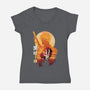 A Soul Reaper-womens v-neck tee-dandingeroz