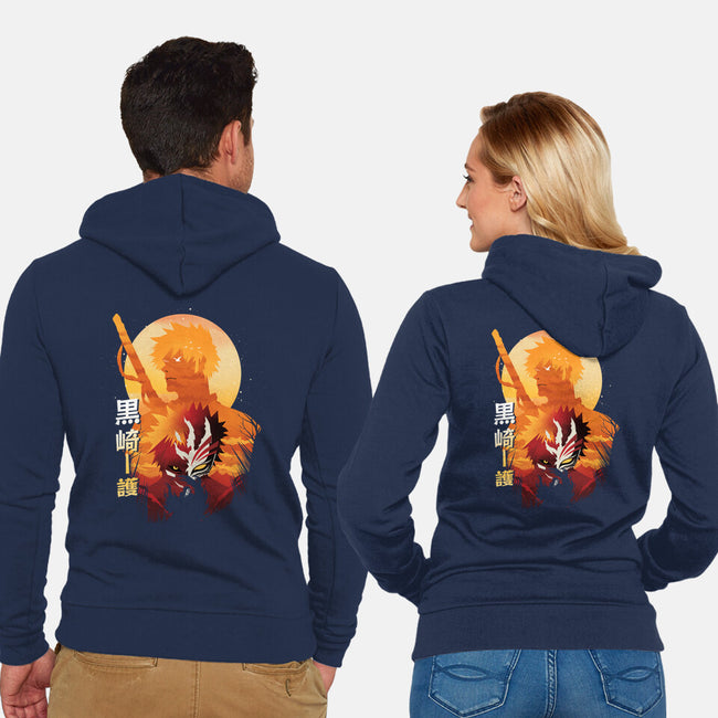 A Soul Reaper-unisex zip-up sweatshirt-dandingeroz