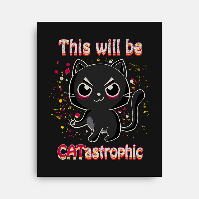 Catastrophic-none stretched canvas-NMdesign