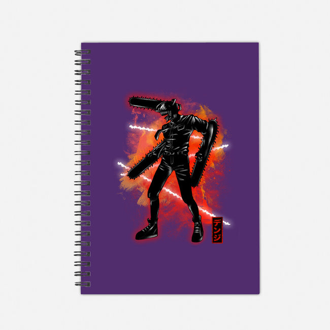 Cosmic Chainsaw-none dot grid notebook-fanfreak1