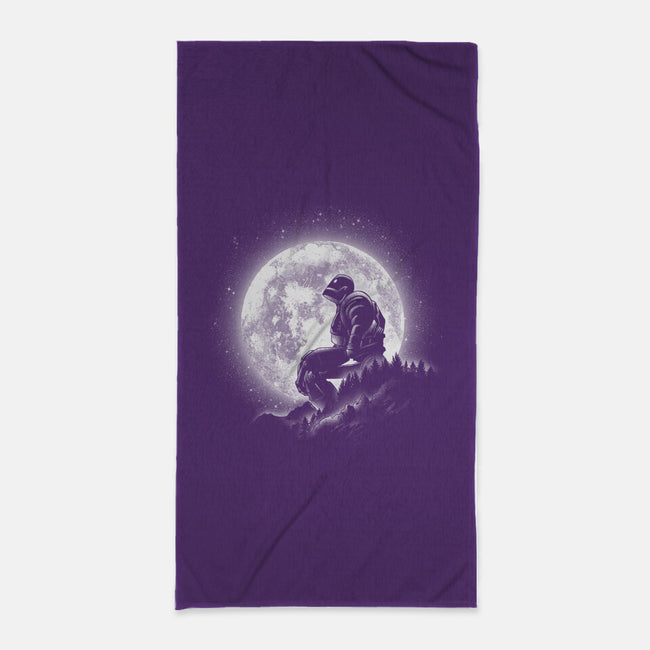 A Moonlight Giant-none beach towel-fanfreak1