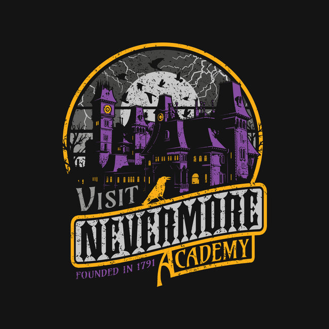 Visit Nevermore-womens fitted tee-Olipop