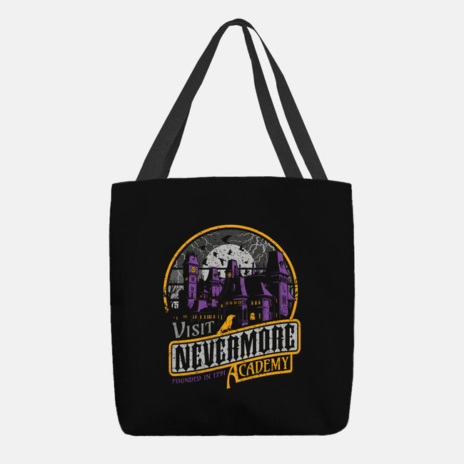 Visit Nevermore-none basic tote bag-Olipop