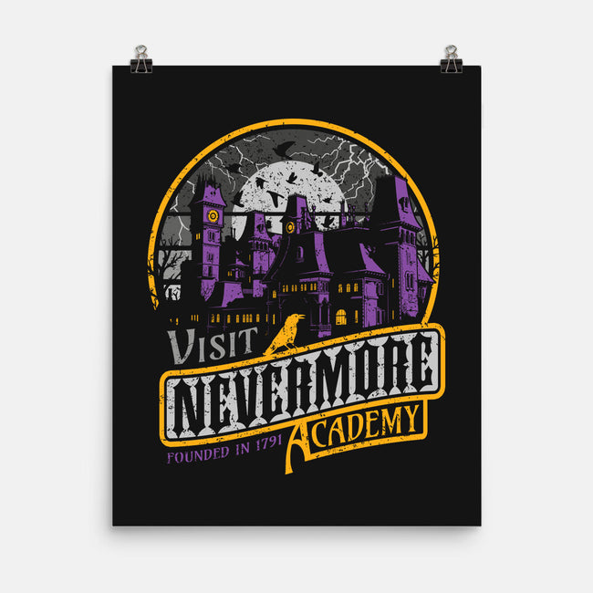 Visit Nevermore-none matte poster-Olipop
