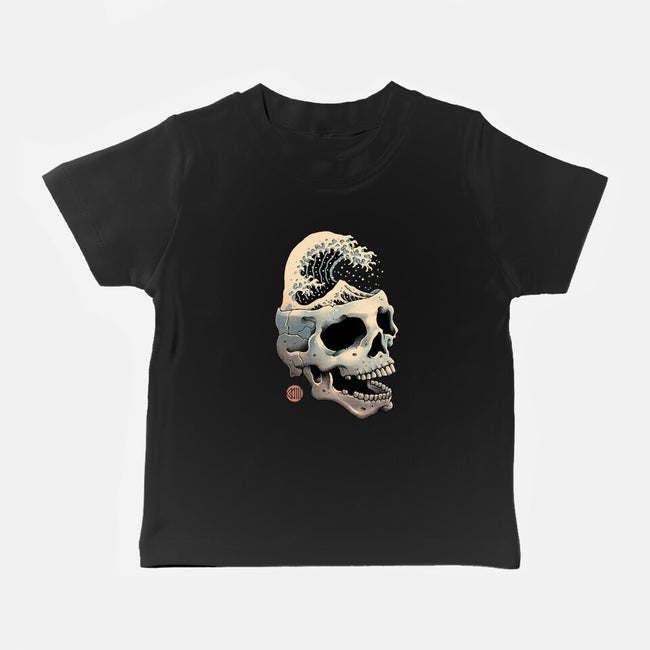 Skull Wave-baby basic tee-vp021