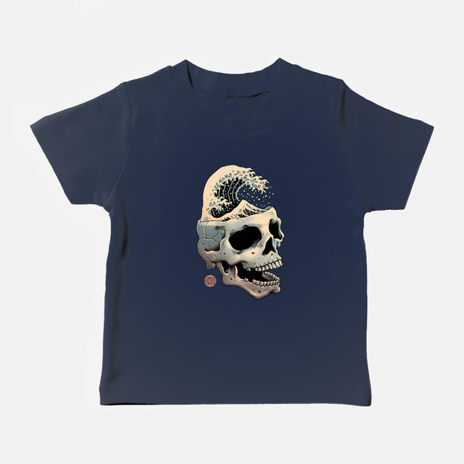 Skull Wave-baby basic tee-vp021