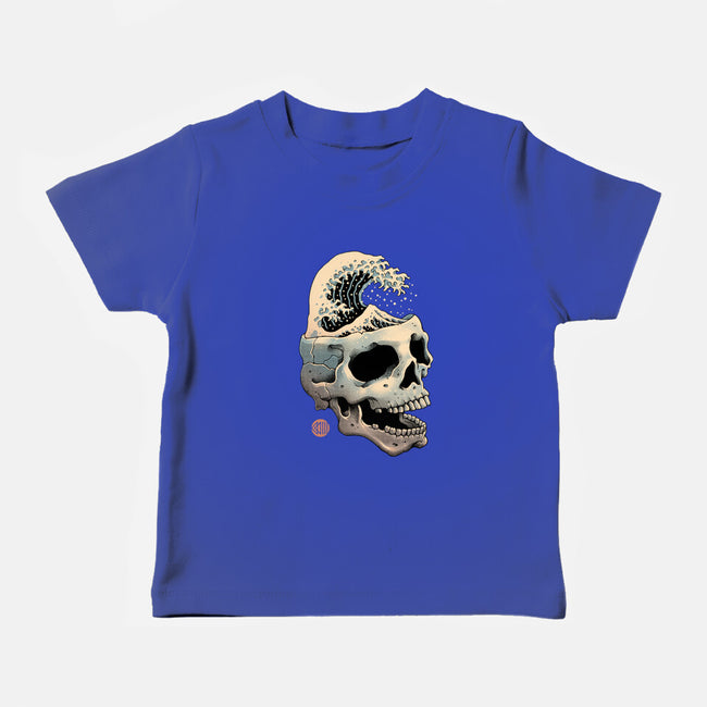 Skull Wave-baby basic tee-vp021