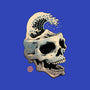 Skull Wave-none removable cover w insert throw pillow-vp021