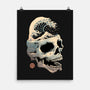 Skull Wave-none matte poster-vp021