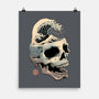 Skull Wave-none matte poster-vp021