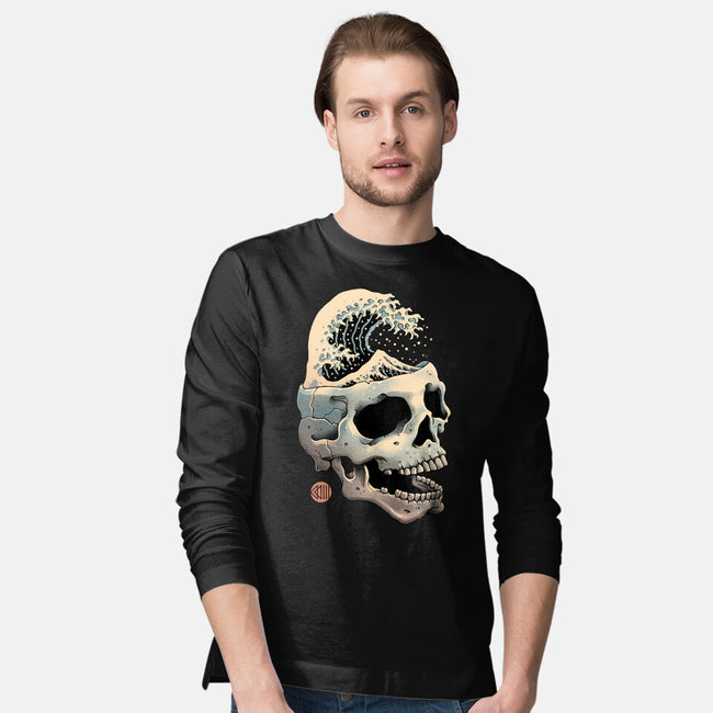 Skull Wave-mens long sleeved tee-vp021