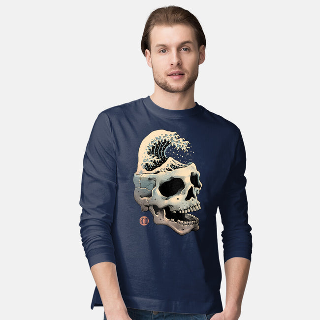 Skull Wave-mens long sleeved tee-vp021