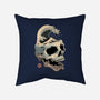 Skull Wave-none removable cover w insert throw pillow-vp021